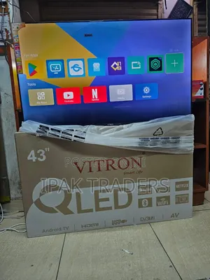 Vitron Htc4300qfs 43"Inch Qled Tv Bluetooth Enabled Full Hd Frameless