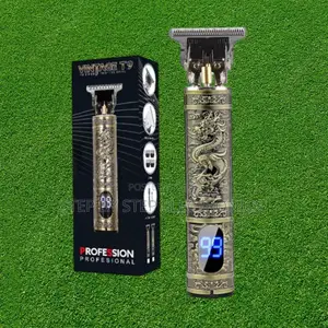 Vintage T9 Hair Clipper Shaver With Led Screen Rechargeable Battery