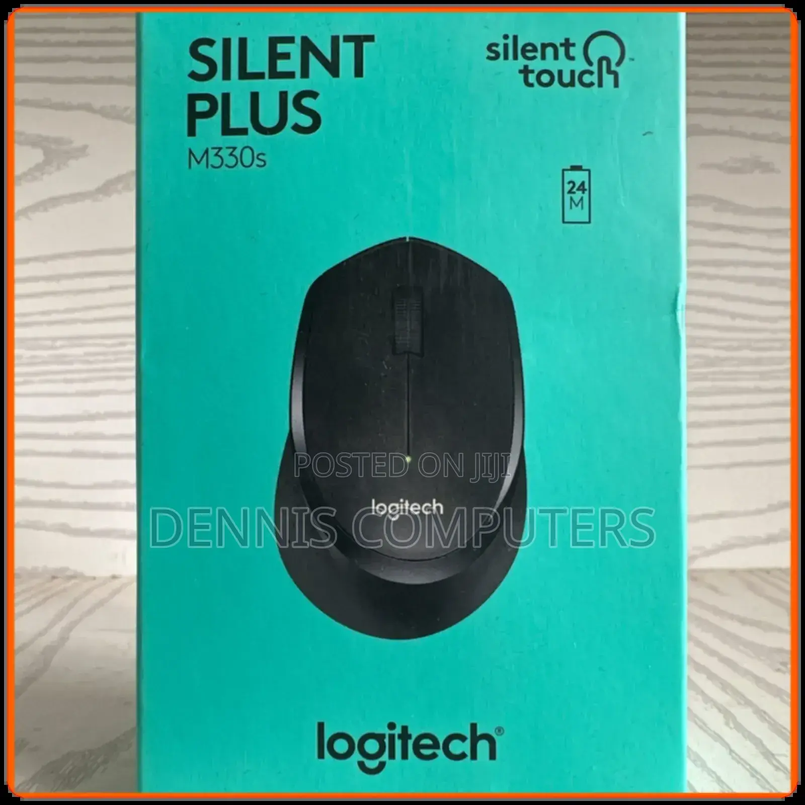 Logitech Wireless Mouse M330 Silent Plus - Black