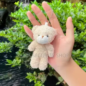 Brown Teddy Bear Key Holder Chain Ring Car Pendant Charm Women Gift