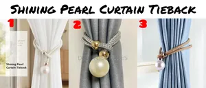 Shining Pearl Curtain Tieback