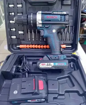 48v Cordless Bosch Drill With Two Batteries