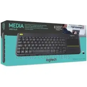 Logitech Plus Wireless Keyboard With Touchpad - Black