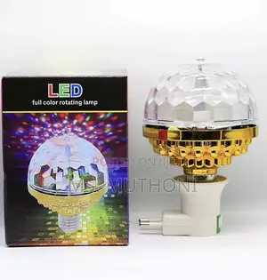 Led Full-Color Rotating Lamp /Disco Light Bulb.