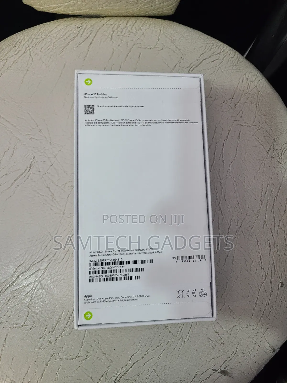 New Apple iPhone 15 Pro Max 512 GB Silver