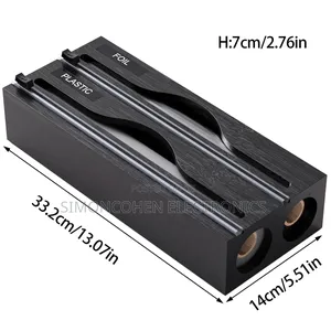 2in1 Bamboo Wrap Dispenser With Cutter