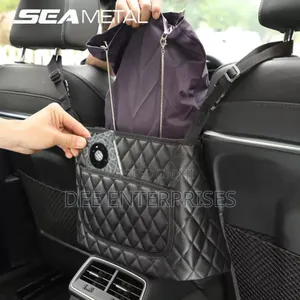 High Quality Pu Leather Car in Between Seat Organizer