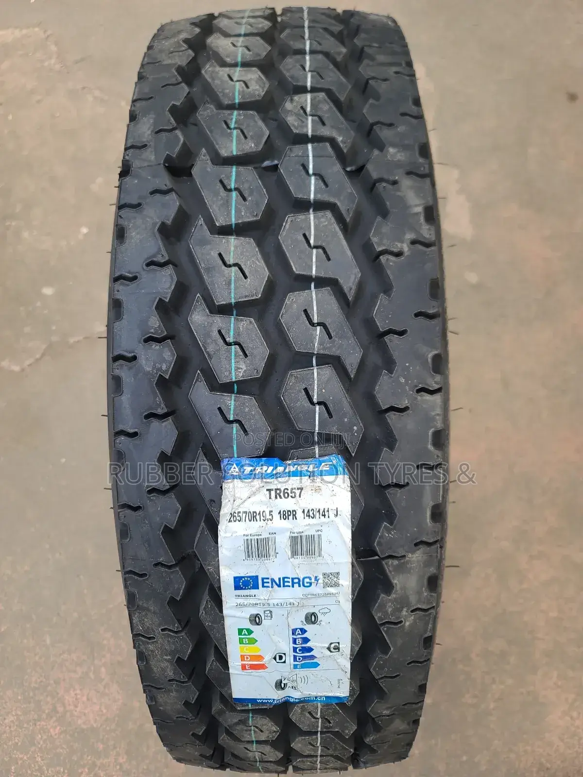 265 /70 R19.5 Triangle Tyres TR657 LUG