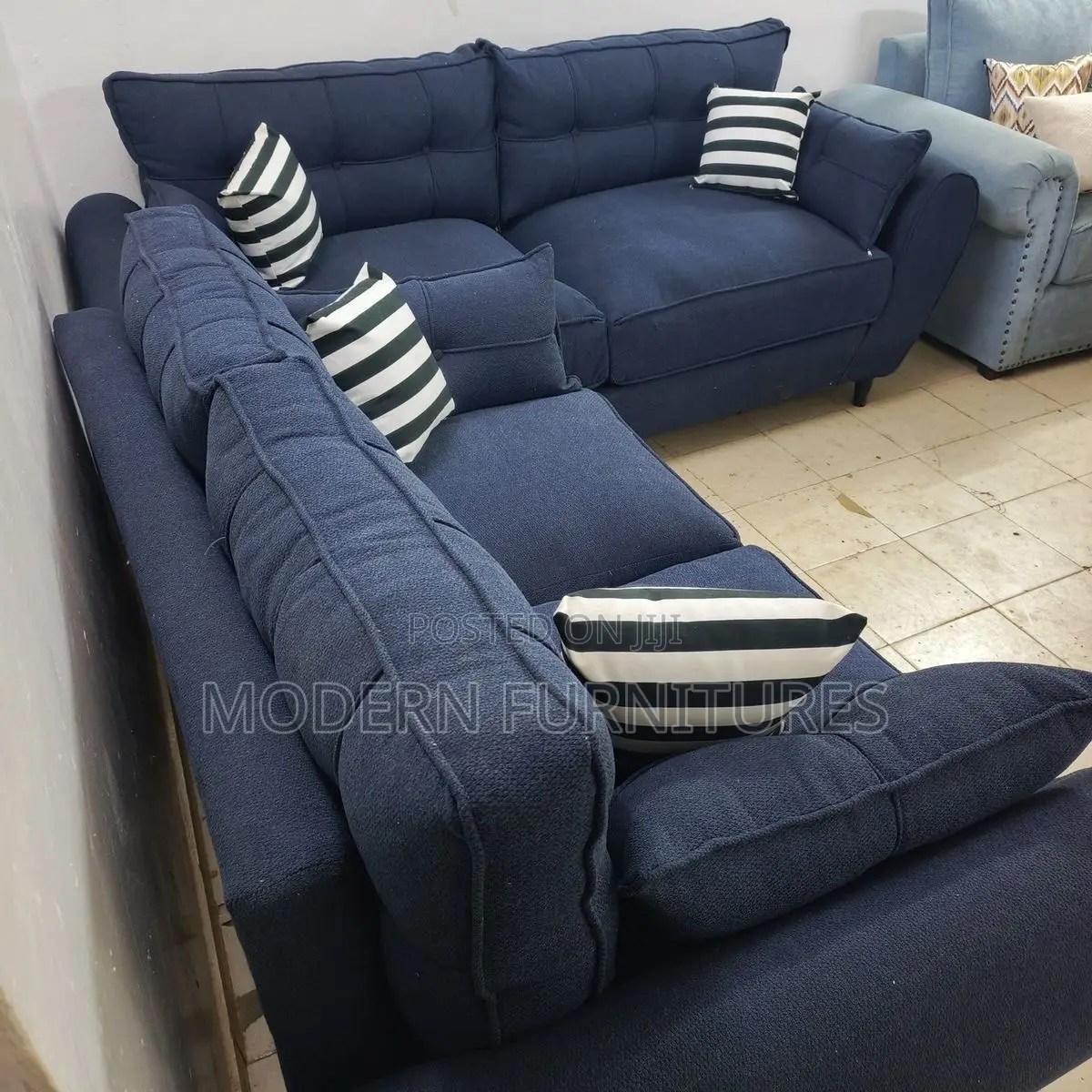 Skyline Plush Modern 5 Seater Butterfly Sofa