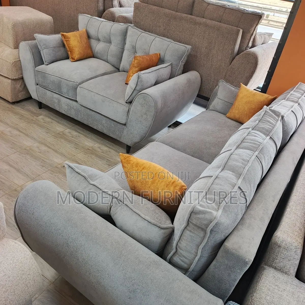 5 Seater Butterfly Sofa Set
