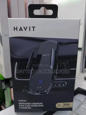 Havit Wireless Charger and Car Holder - Black