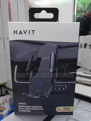 Havit W3034 High Quality Phone Holder and Wireless Charger.