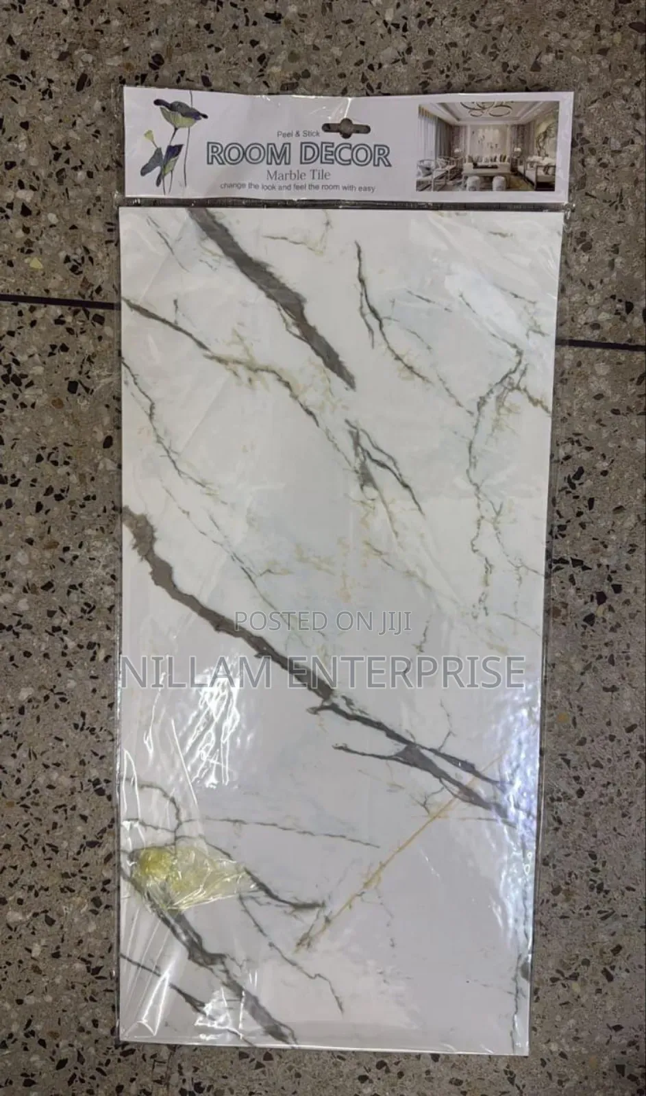 Marbled Self Adhesive Wall Sticker