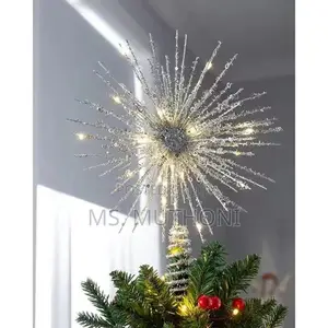 Led Crystal Tree Topper With Light