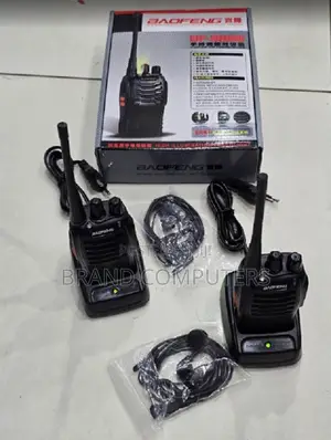 2 PCS Baofeng Bf-888s Compact Walkie Talkie Two-Way Radio for Security