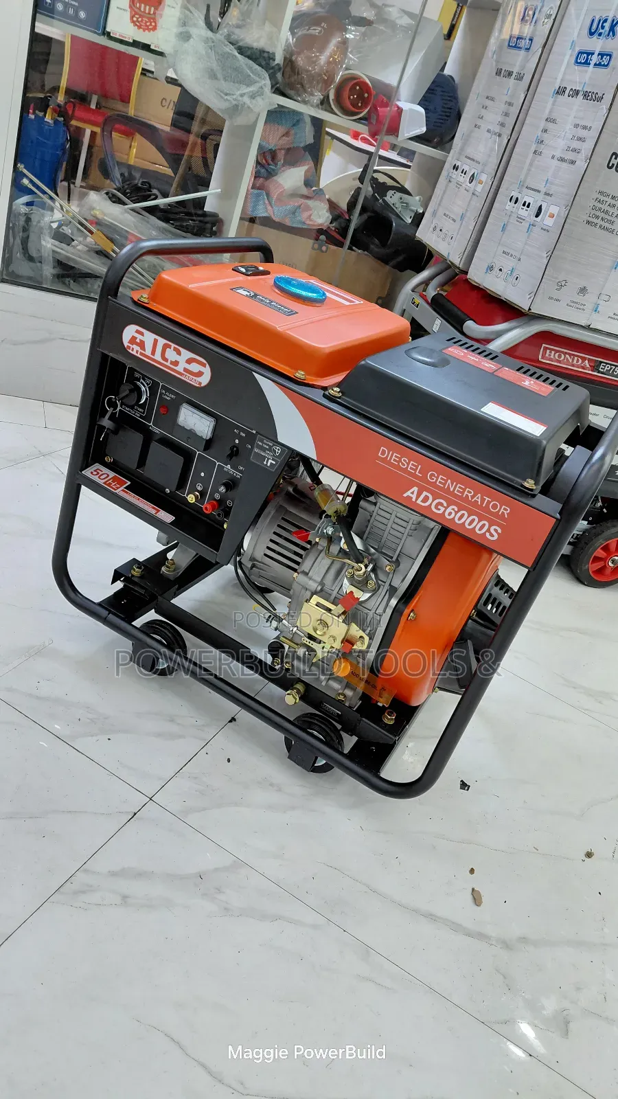 Aico Adg6000s Air Cooled Diesel Generator Keystart