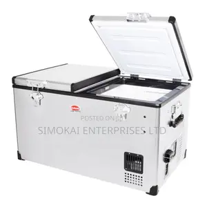 Snomaster –66l Low Profile Dual Compartment Stainless Fridge/Freezer