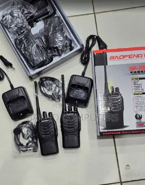 Baofeng Bf-888s Handheld Walkie Talkie Security Radio Calls Upto 3 KMS