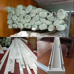 Restocked Aluminum Curtain Rails Double