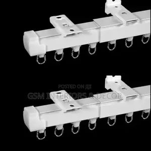 Pre White Aluminium Curtain Rails With Smooth Rollers