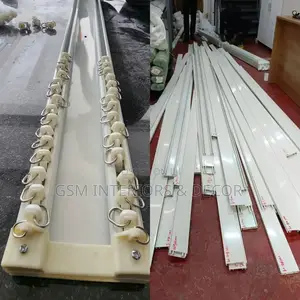 Aluminium Curtain Rails for Gypsum Rooroofed House