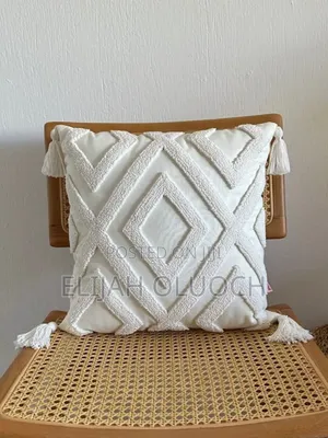 Boho Vintage Tufted Throw Pillow Covers With Tassels