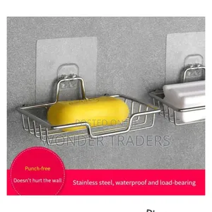 *Stainless Steel Soap Dish One Tier