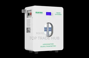 Solar Max Lifepo4 Lithium Solar Battery 25.6v 7.68kwh (300ah)