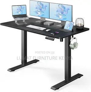 Black Electric Adjustable Office/Home Working Table