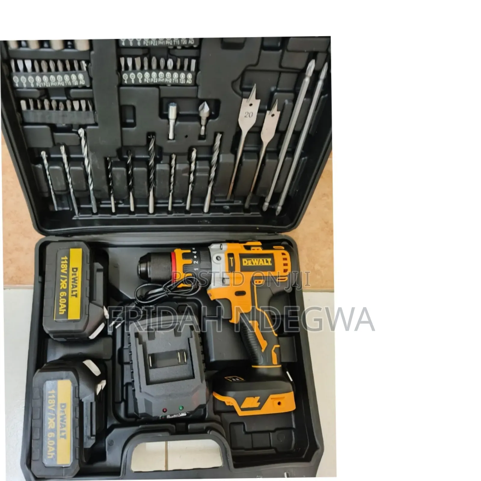 Dewalt Cordless Drill 
With Metallic Chuck