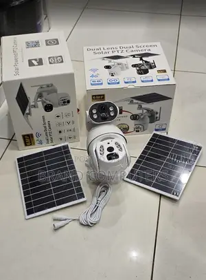 Ubox 4g 6mp Dual Screens/Dual Lens Ubox Solar Camera
