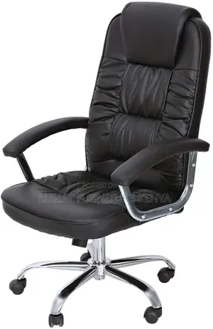 High Back Leather Staff Seat