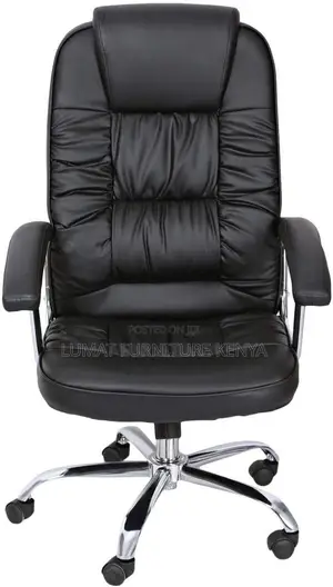 High Back Leather Staff Seat