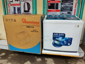 *Ramtons Washing Machine Super Jumbo Twin Tub 12kg Rw/14 With Air Drye