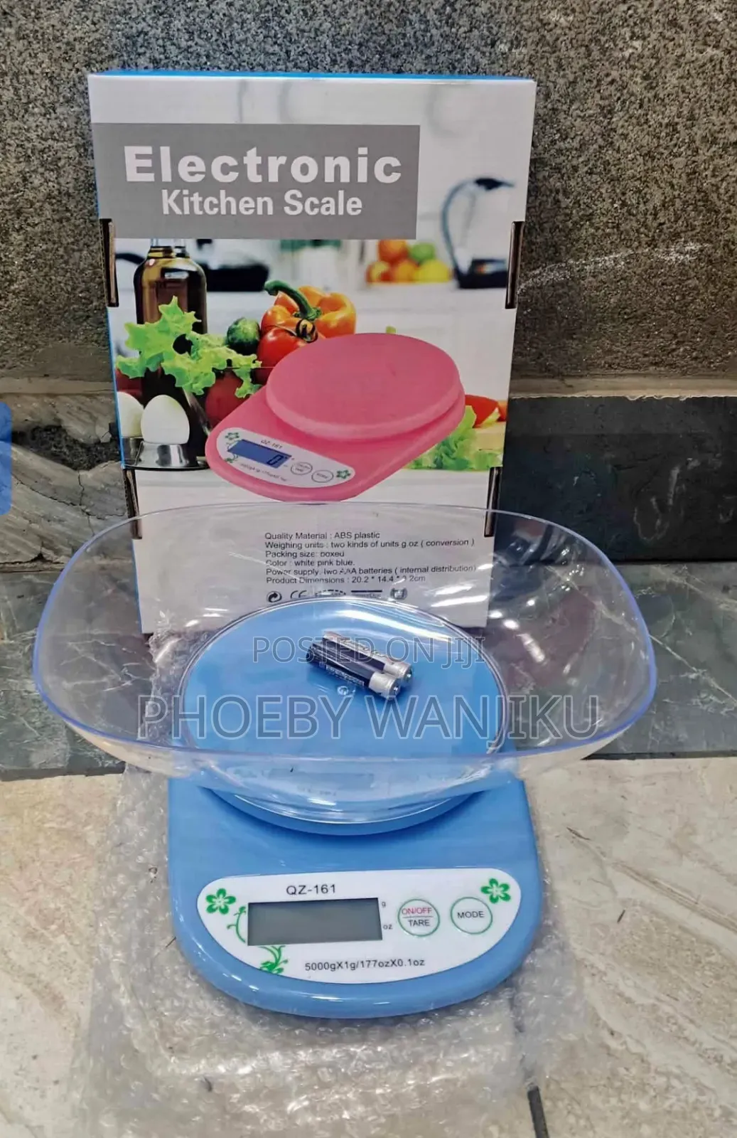 Kitchen Scale Digital/5000gms Kitchen Scale With Bowl