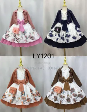 Ladies Cute Dress Age 2-13yrs