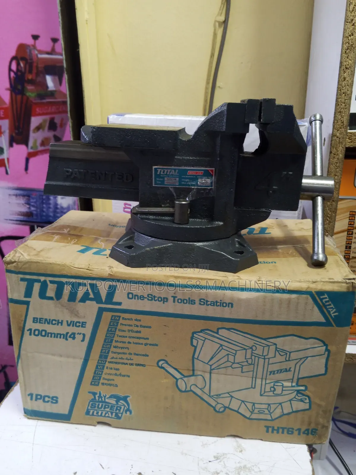 Total Bench Vise / 4" Bench Vice