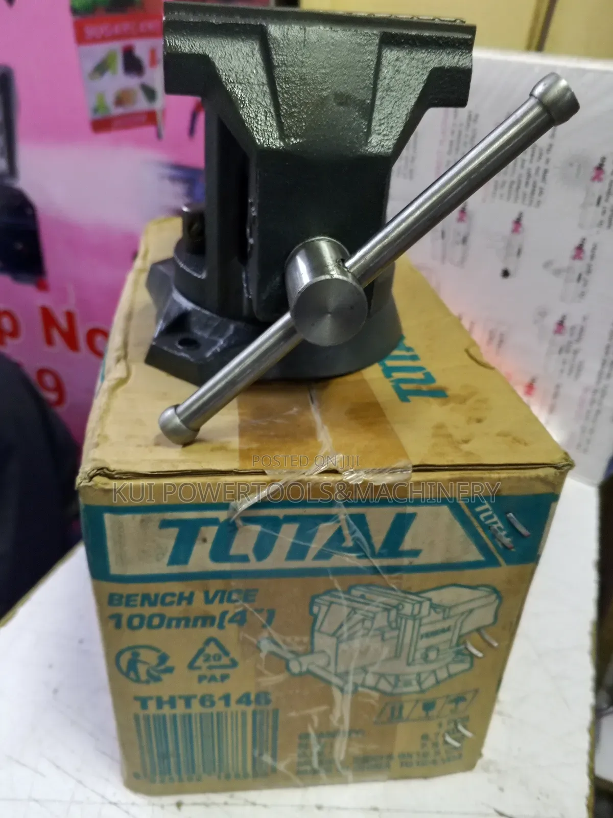 Total Bench Vise / 4" Bench Vice