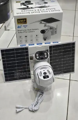 6mp Dual Lens Ubox 4g Solar Powred Wireless CCTV Outdoor Camera