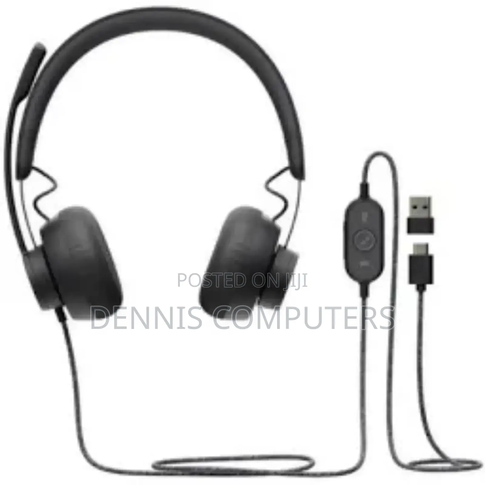Logitech Zone Wired Headset With Noise - Cancelling Mic.