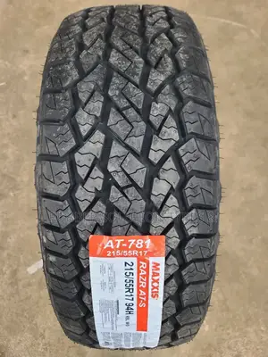 215 /55 R17 Maxxis Tyres Razr a/T-781 All-Terrain Made in Thailand