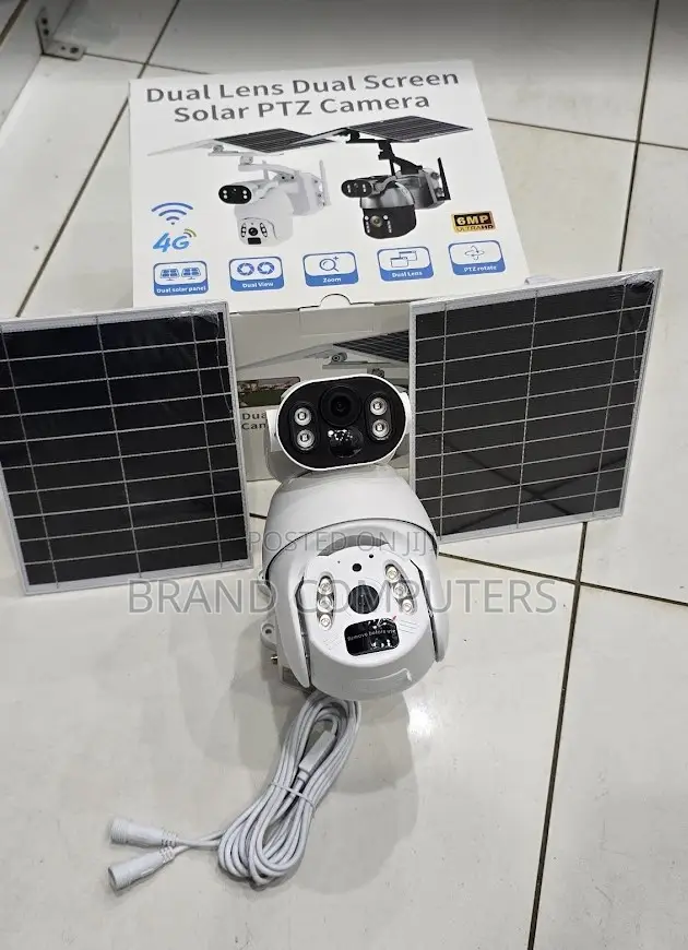 Simcard Solar Powered 4g CCTV Camera With Dual Lens