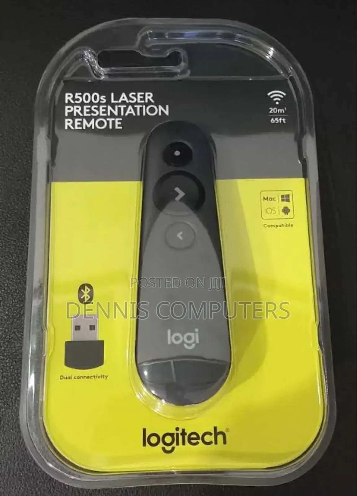 Logitech R500s Laser Presentation Remote - Graphite
