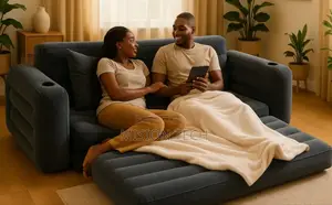 3 Seater Pull Out Sofa Bed With an Electric Air Pump