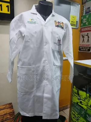 Government Sample Branded White Coats