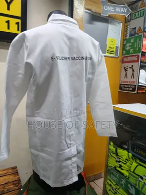 Government Sample Branded White Coats