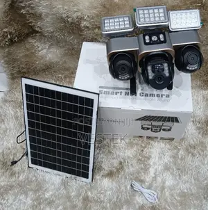 V380 3lens 3ptz Phone Control Solar Camera Waterproof Tracking CCTV