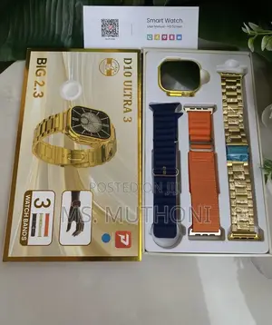 Smart Watch ,3 Interchangeable Straps (Ios / Android Compartible )