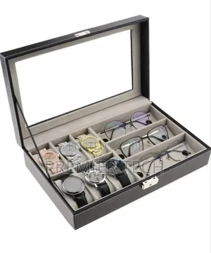 *Portable Watch + Glasses Organizer