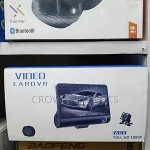 Dual Camera Car DVR Full Hd 1080p – 4" Display G-Sensor